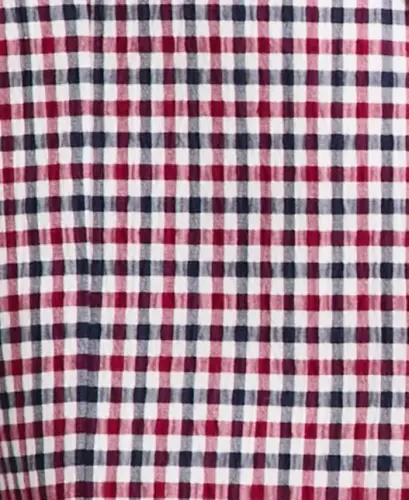 Men's Modern-Fit Seersucker Blazer - Red Check - NAUTICA (1)