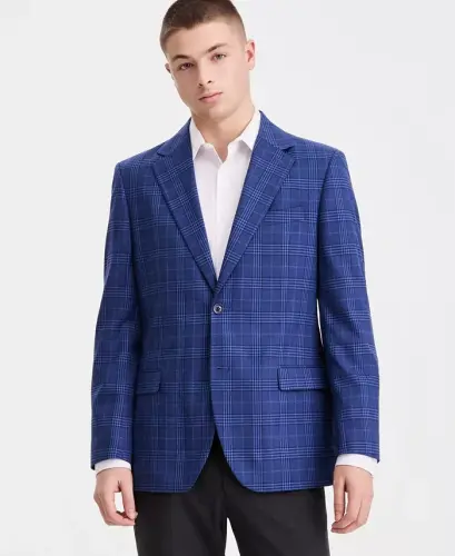 Men's Modern-Fit Sport Coat - Navy 