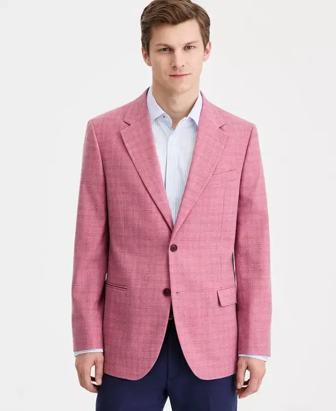 Men's Modern-Fit Sport Coat - Pink - NAUTICA