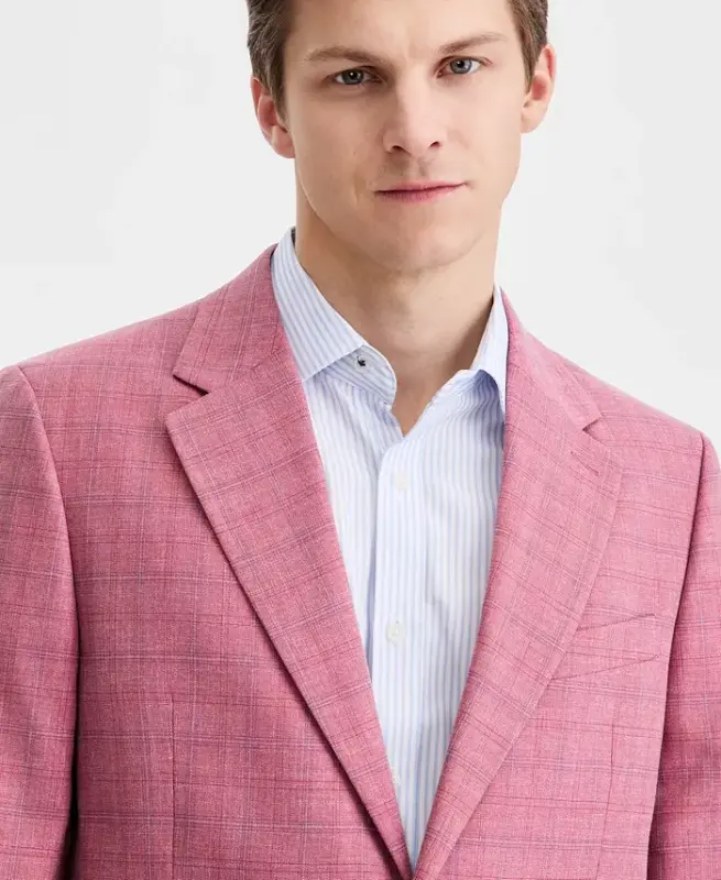 Men's Modern-Fit Sport Coat - Pink - 2