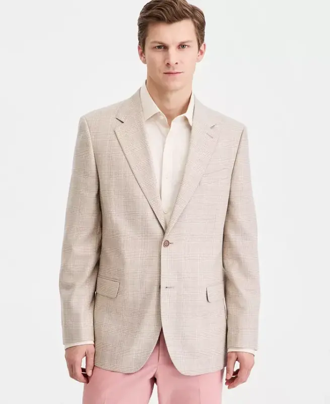 Men's Modern-Fit Sport Coat - Tan - NAUTICA