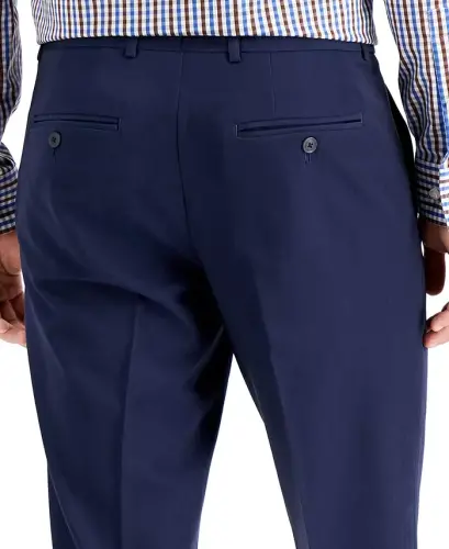 Men's Modern-Fit Stretch Solid Resolution Pants - 4