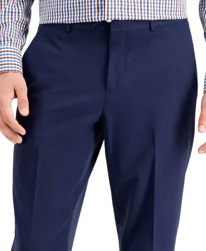 Men's Modern-Fit Stretch Solid Resolution Pants - 7