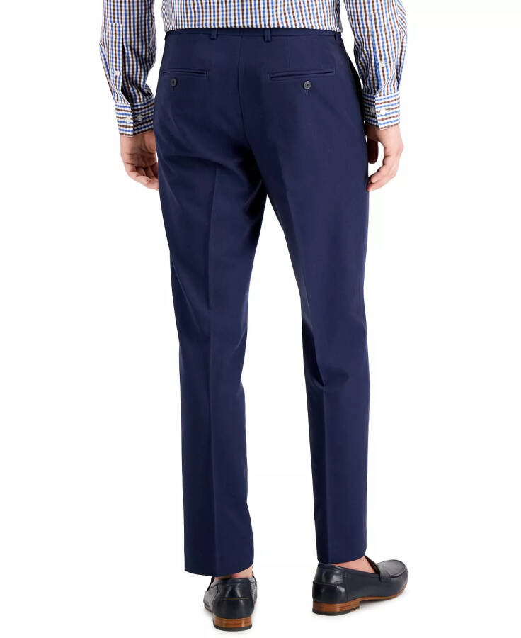 Men's Modern-Fit Stretch Solid Resolution Pants Indigo - 2