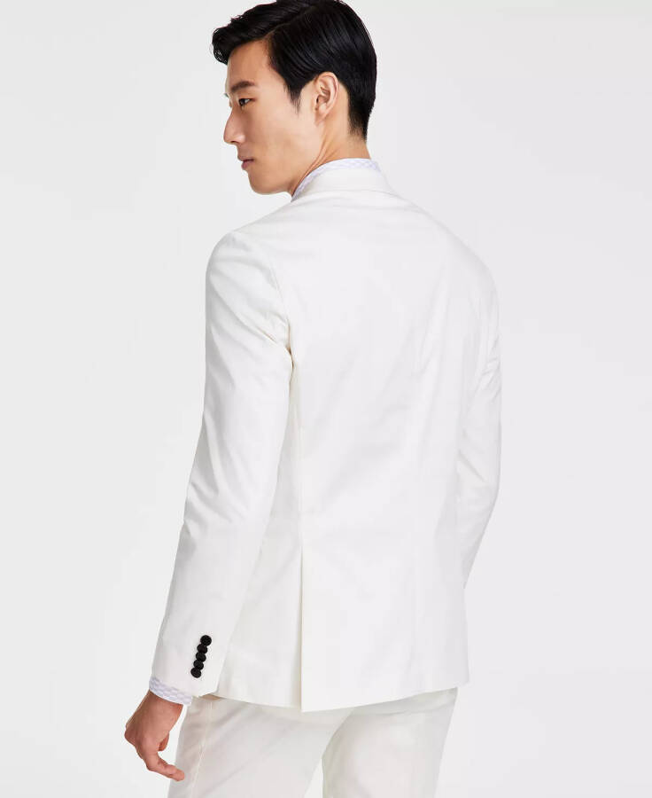 Men's Modern Fit Suit Jacket White - 2