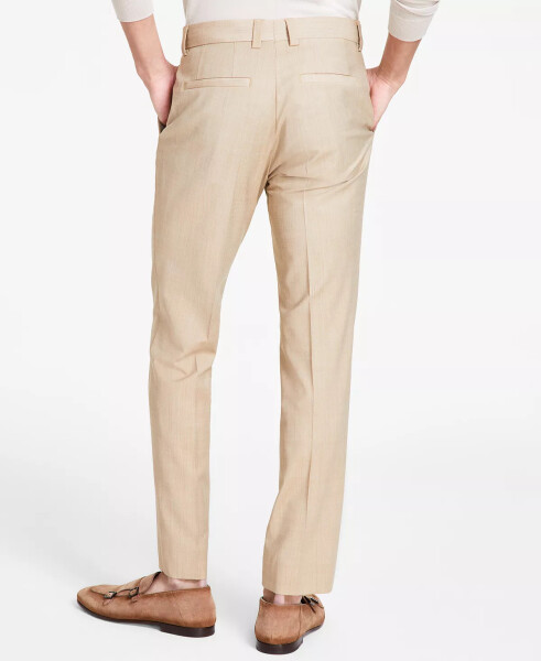 Men's Modern-Fit Suit Pants Medium Beige - 3