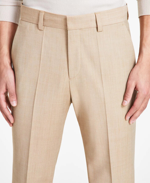 Men's Modern-Fit Suit Pants Medium Beige - 4