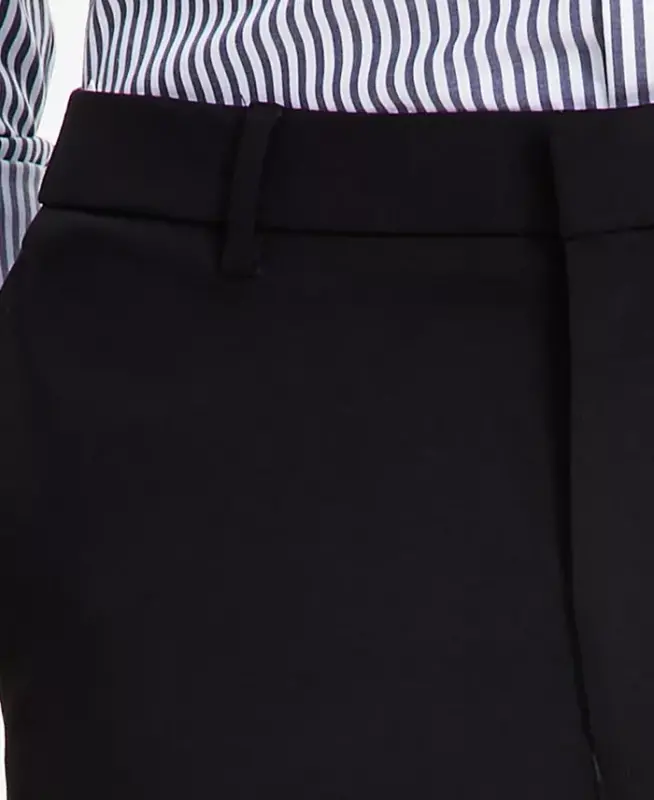 Men's Modern-Fit TH Flex Stretch Solid Performance Pants-Black - 4