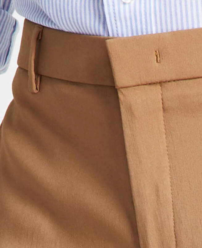 Men's Modern-Fit TH Flex Stretch Solid Performance Pants-Light Camel - 5