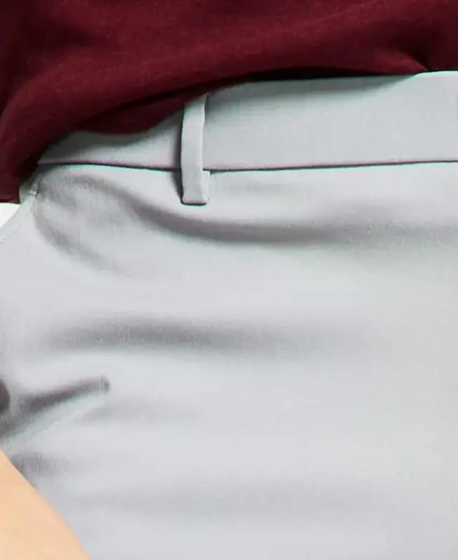Men's Modern-Fit TH Flex Stretch Solid Performance Pants-Light Grey - 5