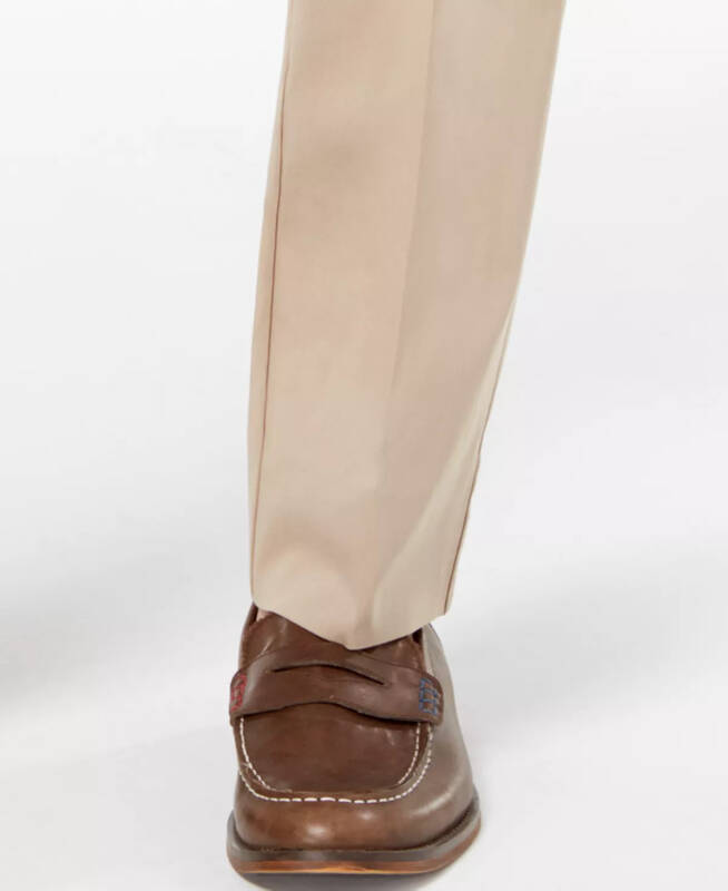 Men's Modern-Fit TH Flex Stretch Solid Performance Pants-Tan - 6