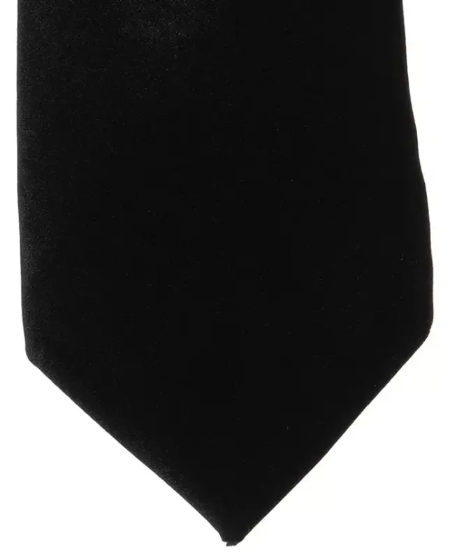 Men's Modern Textured Tie & Pocket Square Set, Created for Modazone - Black & White - 2
