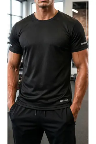 Men's Moisture-Wicking Quick-Dry Athletic Performance Sports T-shirt 