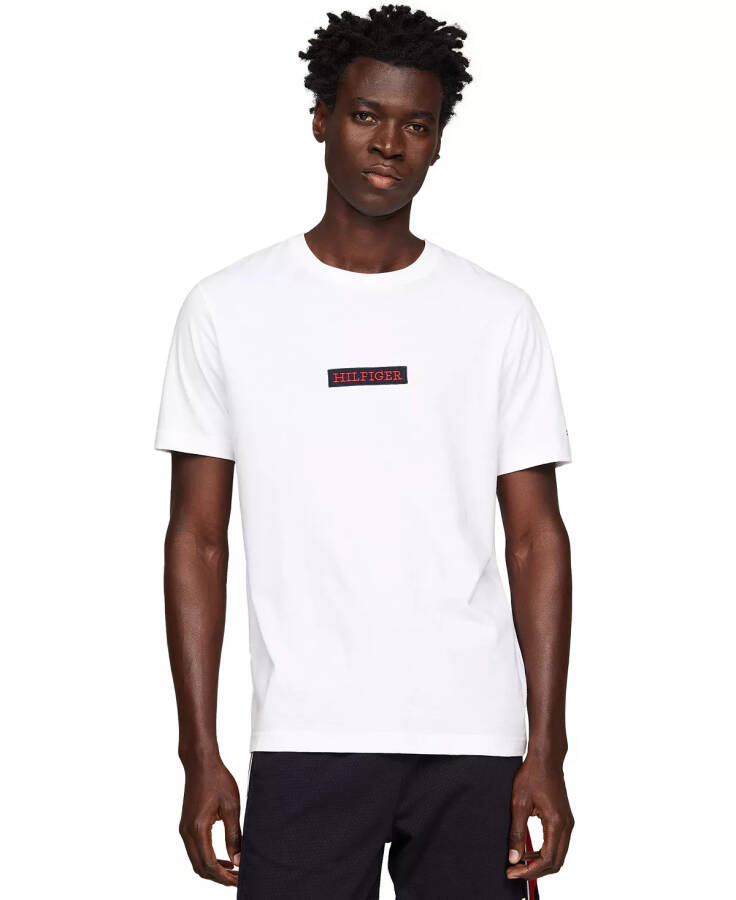 Men's Monotype Box Logo Short Sleeve Crewneck T-Shirt White - 4