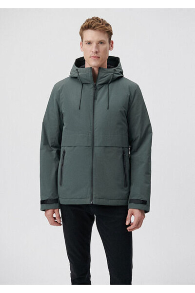 Men's Moss Green Hoodie - 1