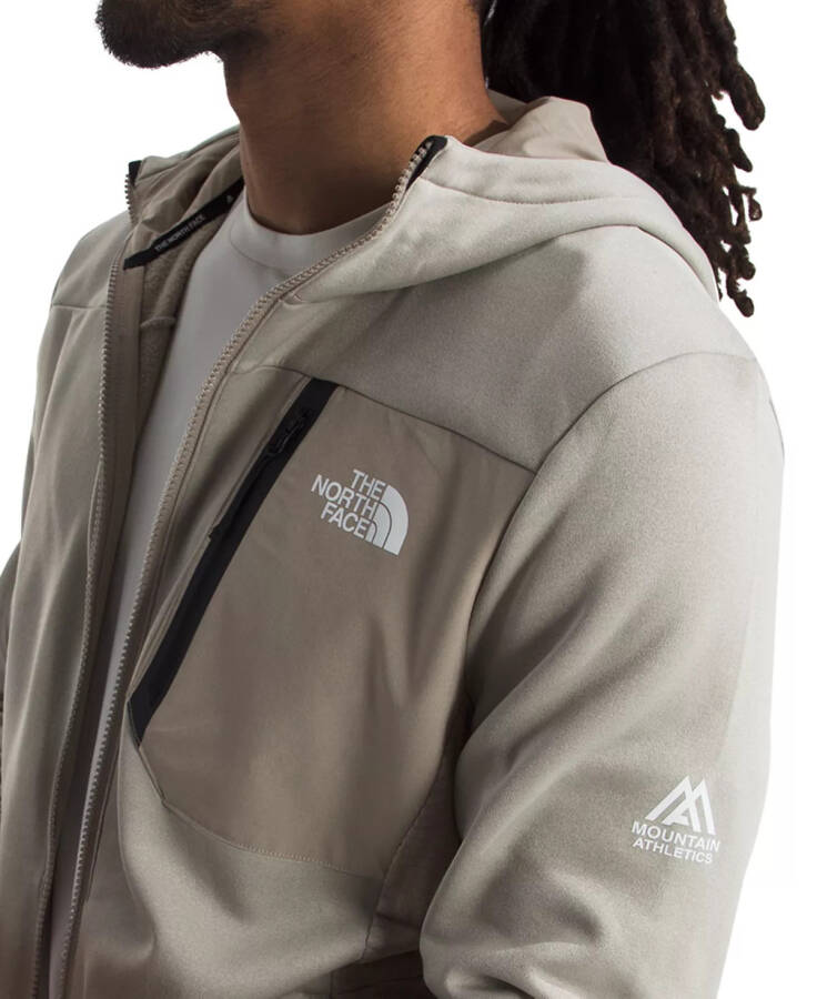 Men's Mountain Athletics Full Zip Fleece Jacket Clay Grey/cavern Grey - 1