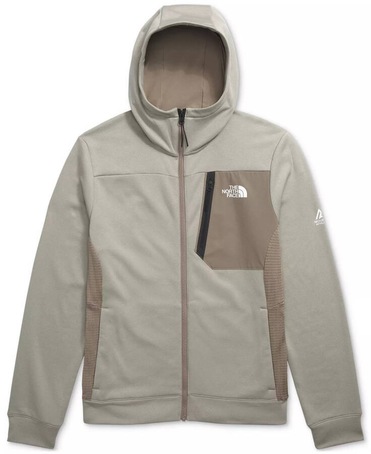 Men's Mountain Athletics Full Zip Fleece Jacket Clay Grey/cavern Grey - 3