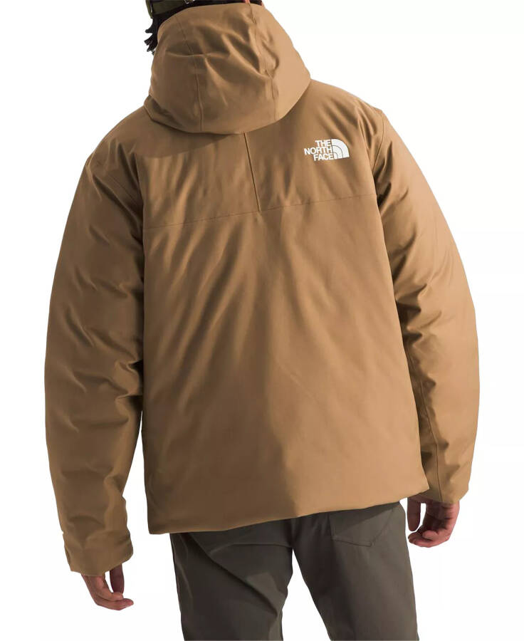 Men's Mountain Range Logo Down Jacket Utility Brown - 2