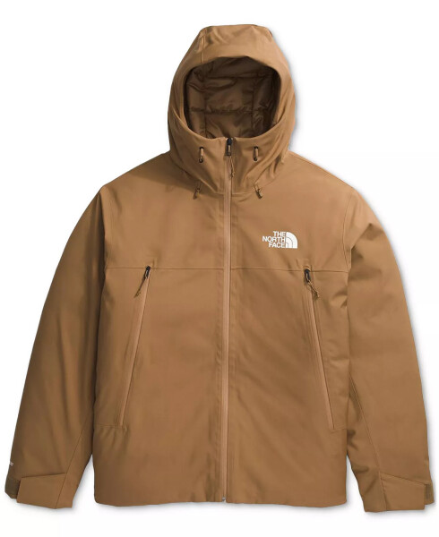 Men's Mountain Range Logo Down Jacket Utility Brown - 5