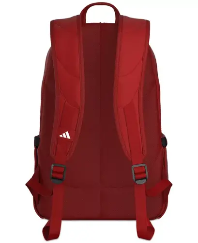 Men's Multiple Zippered Pockets Backpack Messenger - Dark Red - ADIDAS (1)