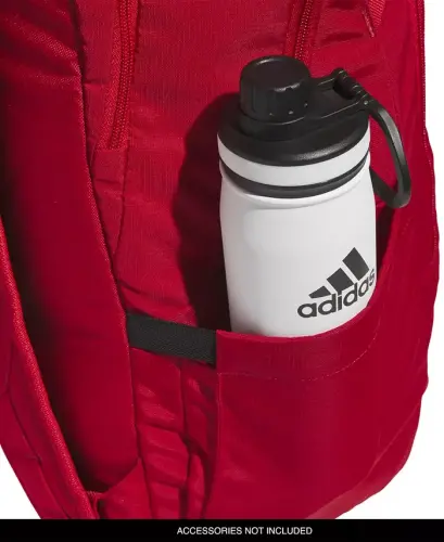 Men's Multiple Zippered Pockets Backpack Messenger - Dark Red - 3