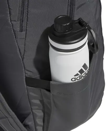 Men's Multiple Zippered Pockets Backpack Messenger - Team Dark Gray - 4