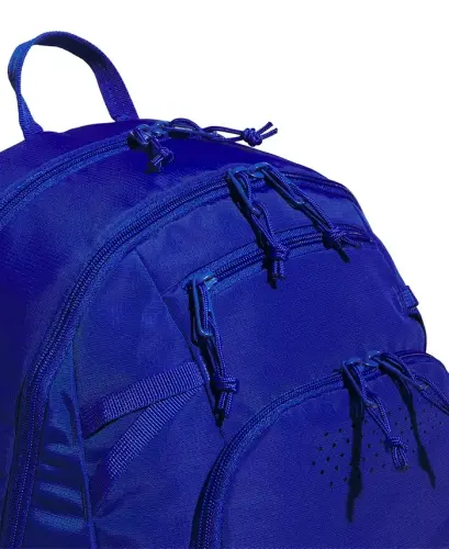 Men's Multiple Zippered Pockets Backpack Messenger - Team Royal Blue - 5