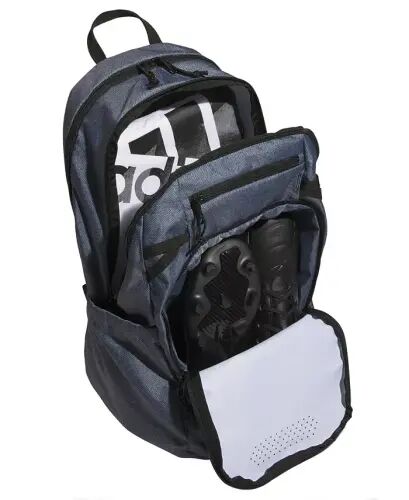 Men's Multiple Zippered Pockets Backpack Messenger - Twill Onix Gray/Black - ADIDAS (1)