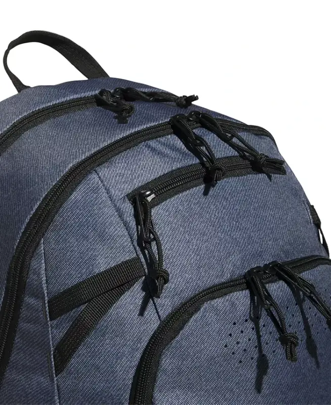 Men's Multiple Zippered Pockets Backpack Messenger - Twill Onix Gray/Black - 4