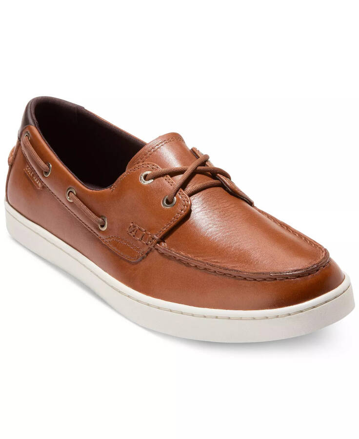 Men's Nantucket Boat Shoe British Tan / Ivory - 1