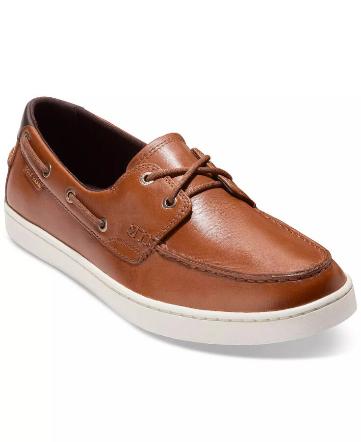 Men's Nantucket Boat Shoe British Tan / Ivory - 5