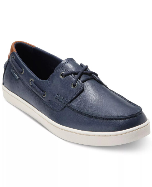 Men's Nantucket Boat Shoe Navy Blazer / Ivory - 1