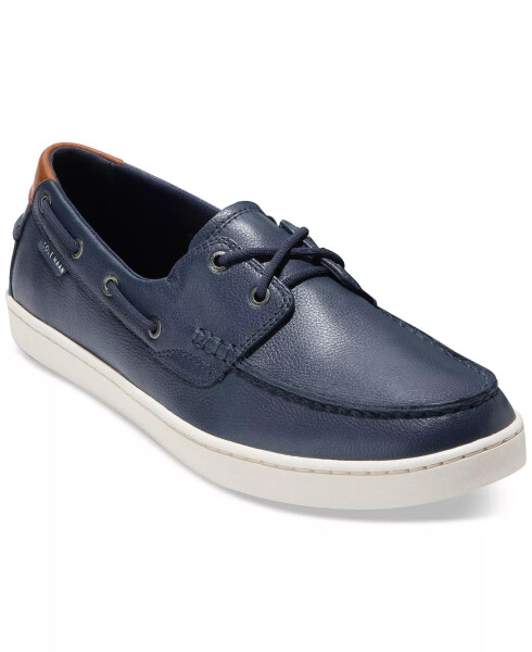 Men's Nantucket Boat Shoe Navy Blazer / Ivory - 4