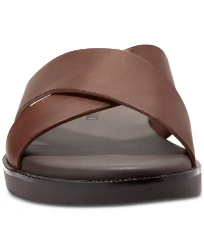 Men's Nantucket Cross Strap Slip-On Slide Sandals - 4