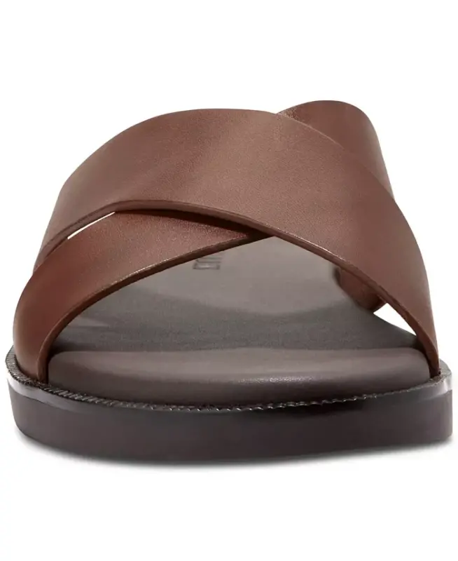 Men's Nantucket Cross Strap Slip-On Slide Sandals - 4