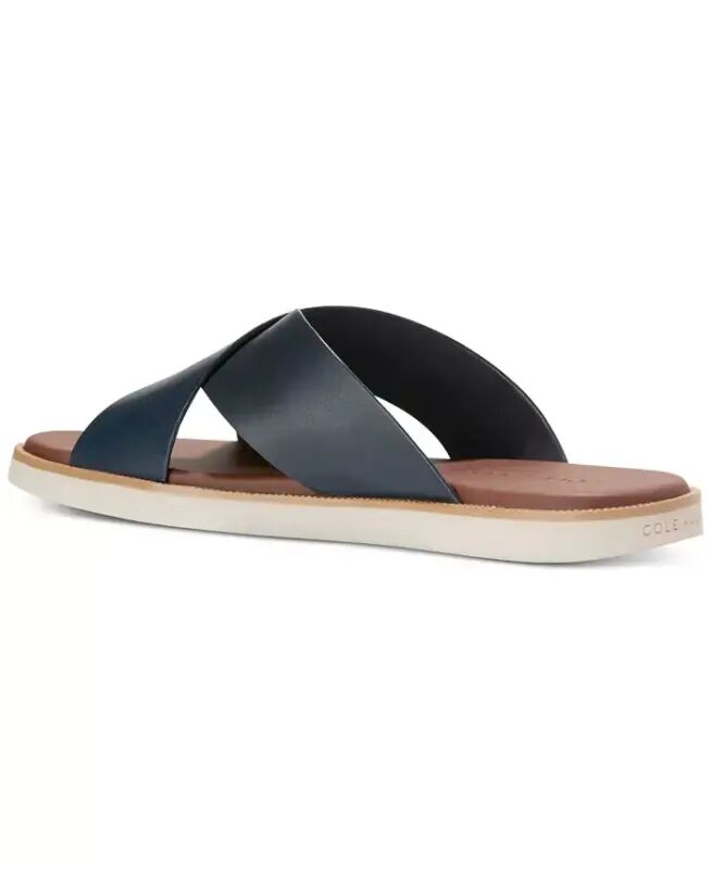 Men's Nantucket Cross Strap Slip-On Slide Sandals - Navy Blazer - 6