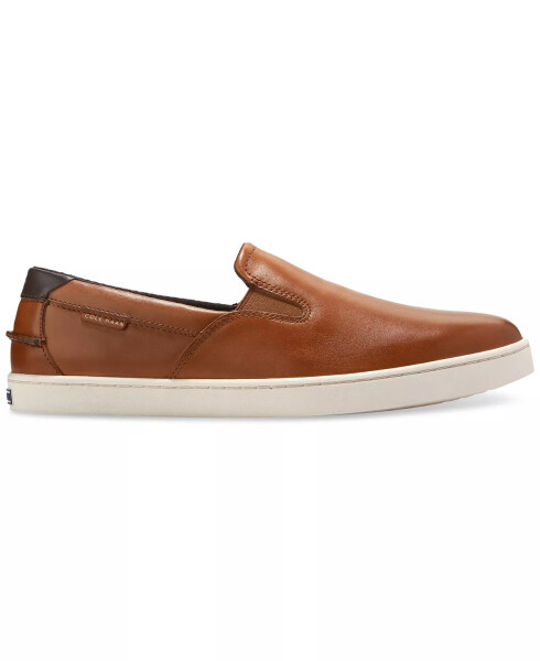 Men's Nantucket Slip-On Deck Shoes Ch British Tan/ivory - 2