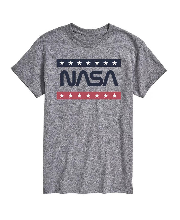 Men's Nasa Short Sleeves T-shirt Gray - 3