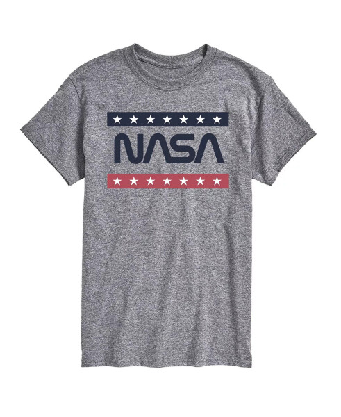 Men's Nasa Short Sleeves T-shirt Gray - 1