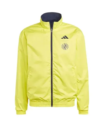 Men's Navy and Yellow Nashville SC 2023 On-Field Anthem Full-Zip Reversible Team Jacket-Navy, Yellow - 5