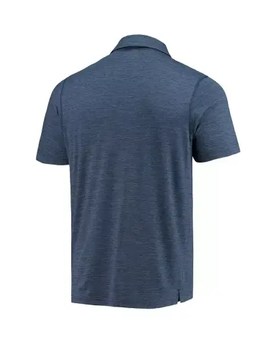Men's Navy Auburn Tigers Tech Trail Omni-Shade Polo Shirt-Navy - 5