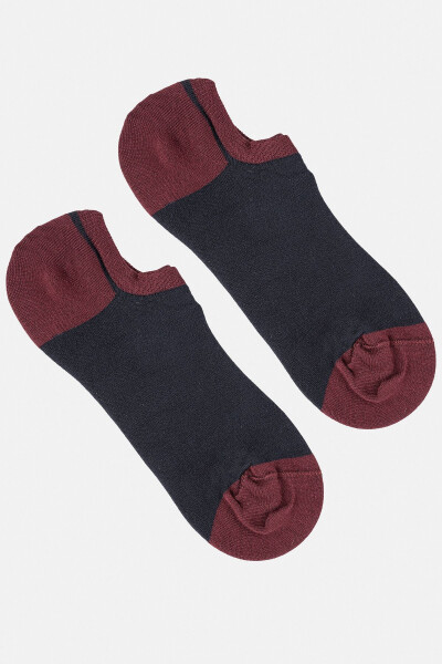 Men's Navy Bamboo Slipper Socks A41y8501 - 5