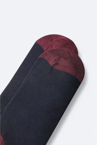 Men's Navy Bamboo Slipper Socks A41y8501 - AVVA (1)