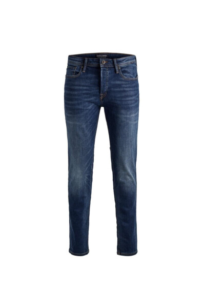 Men's navy blue jeans - 3