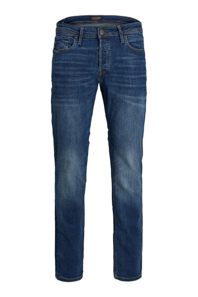 Men's navy blue jeans - 1