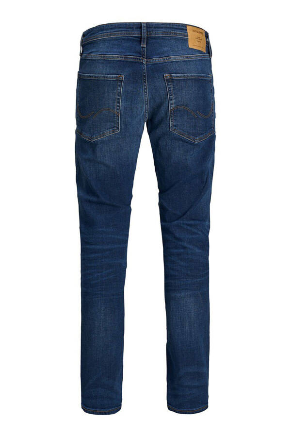 Men's navy blue jeans - 2