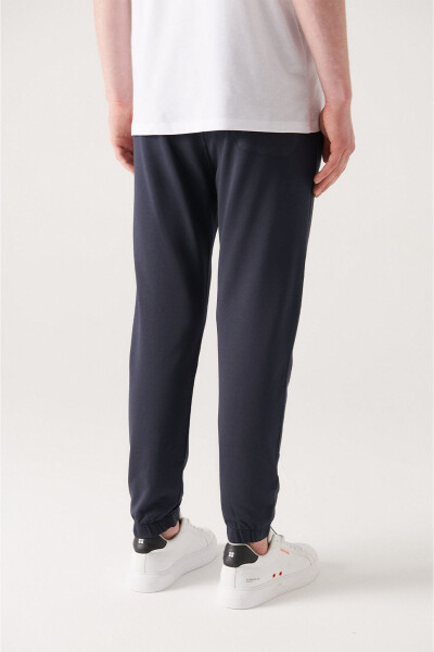 Men's Navy Blue Jogger Sweatpants - 9