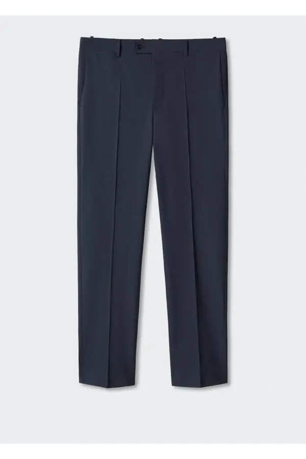 Men's Navy Blue Pants - 2
