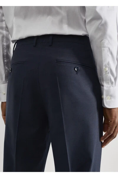 Men's Navy Blue Pants - 7