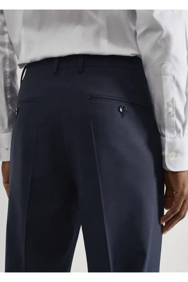 Men's Navy Blue Pants - 7
